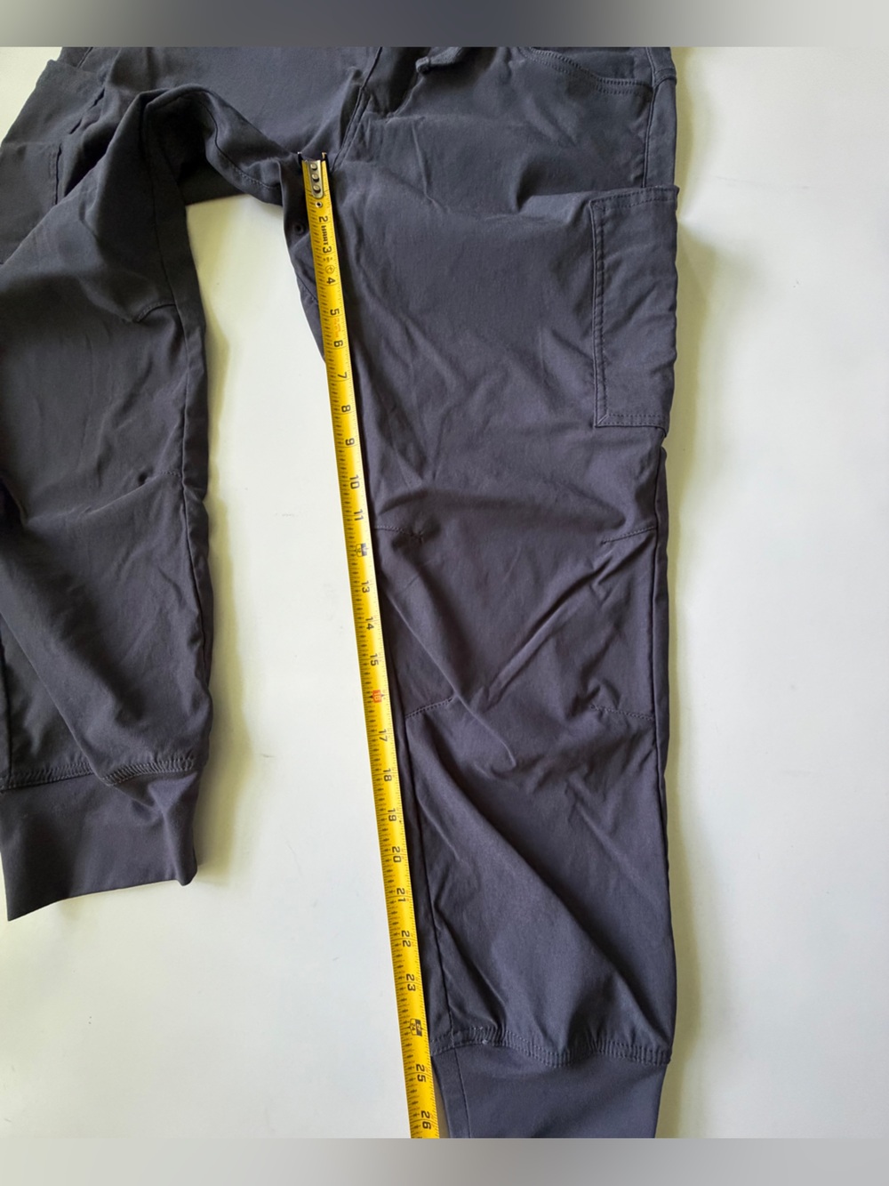 PrAna Womens Standard Fit Cargo Pants Size 10R Grey Jogger Style Hiking Outdoor - Picture 3 of 8